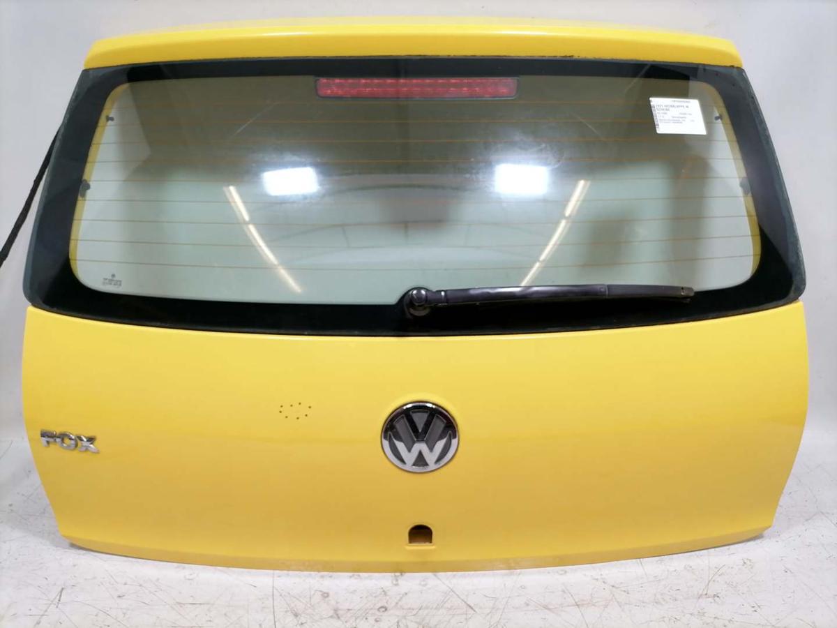 VW Fox original Heckklappe mit Heckscheibe LY1C Sonnengelb Bj.2006